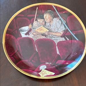 Rare- Norman Rockwell Fourth Issue “The Cleaning Ladies”Limited edition 1984